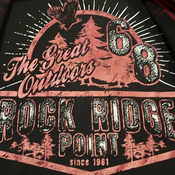 Canyon River Blues Boys LG 14-16 Long Sleeve Shirt & Graphic Tee Shirt 2Pc Red - Picture 2 of 5